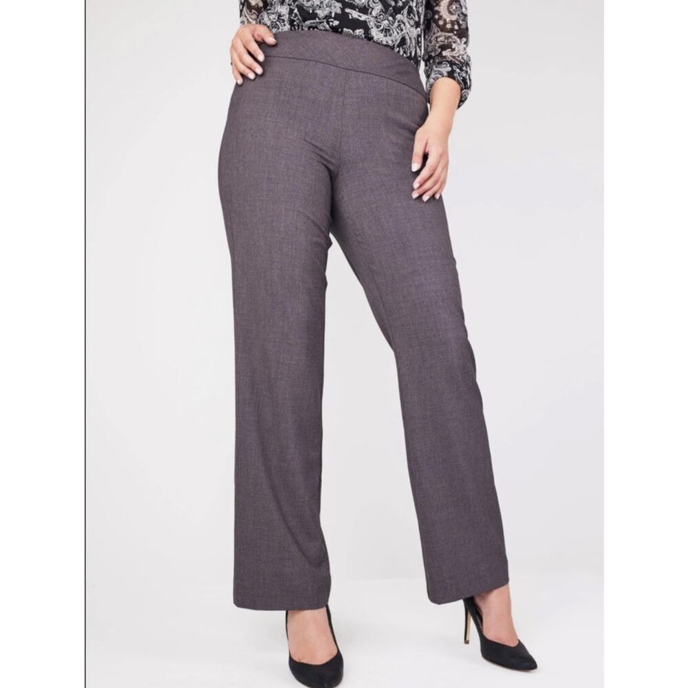 Roz & Ali Secret Agent Pull On Tummy Control Pants US Women's 4